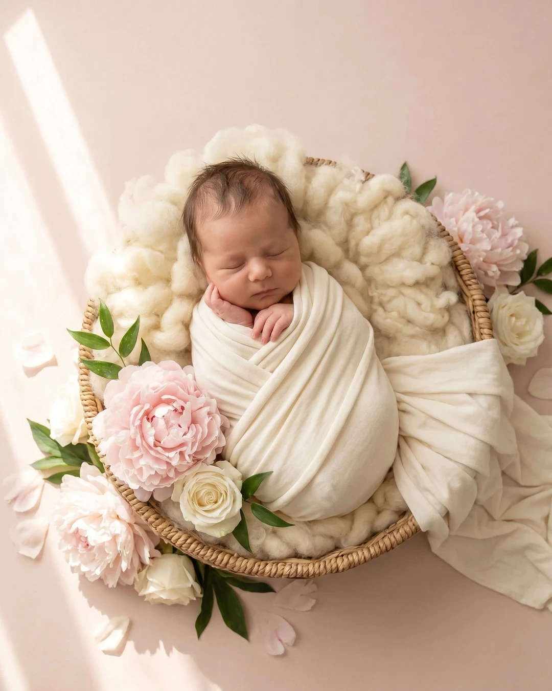 Magical baby milestone portrait example