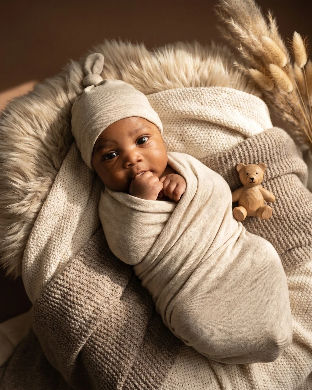 Magical baby milestone portrait example
